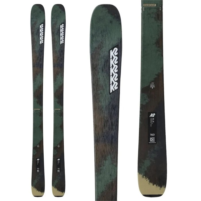 k2 green skis K2 Mindbender 85 W Women's Skis 2025